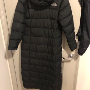 Long north face parka
